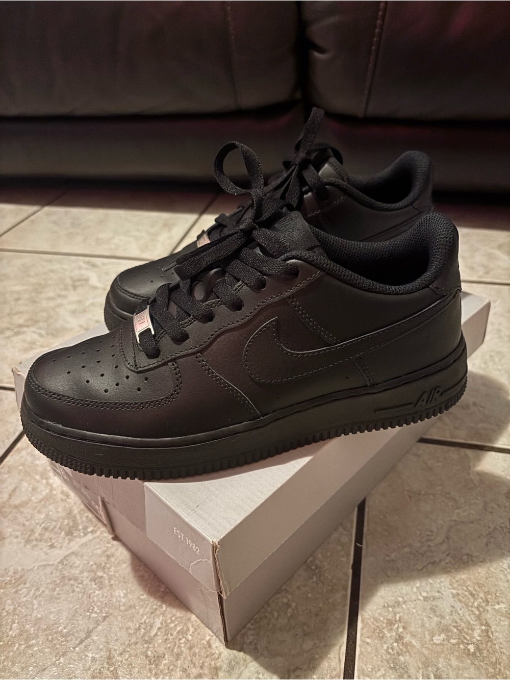 Nike Air Force 1 Low All-Black Youth